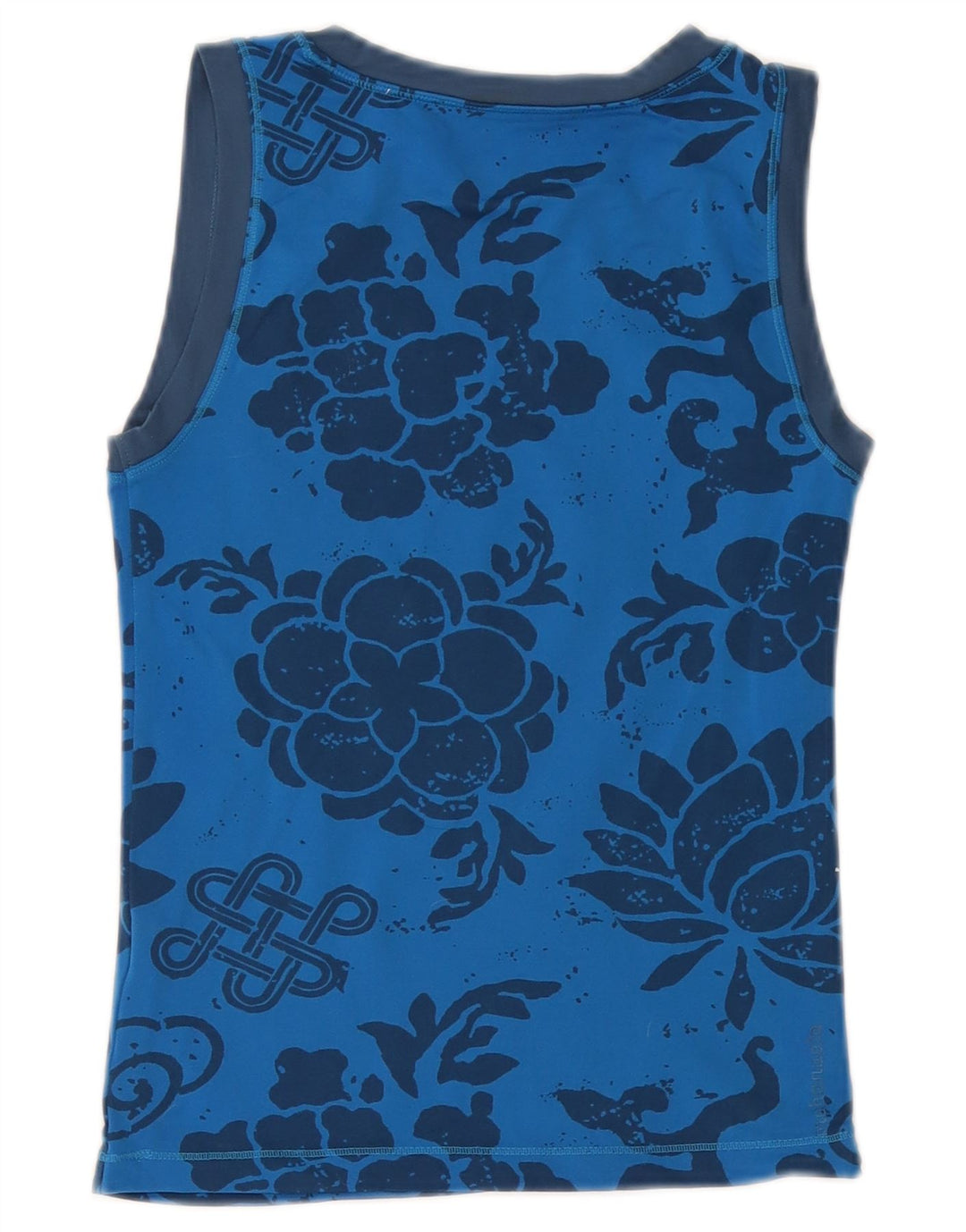 PUMA Top sin mangas gráfico para mujer UK 10 Small Blue Floral