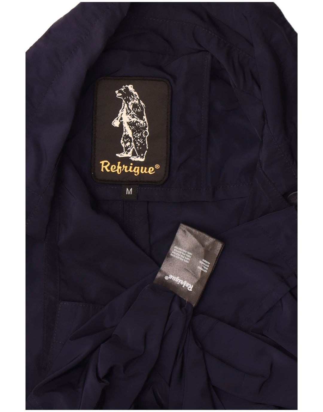 Gabardina Refrigue para mujer UK 40 Poliéster azul marino medio