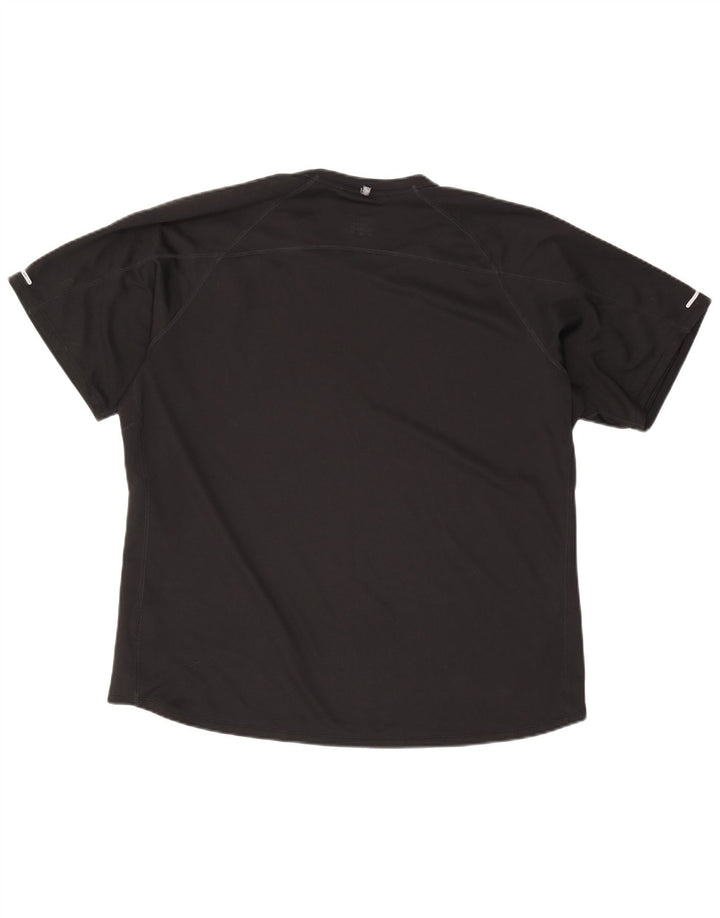 Nike Camiseta Dri Fit para hombre Top 2XL Poliéster negro