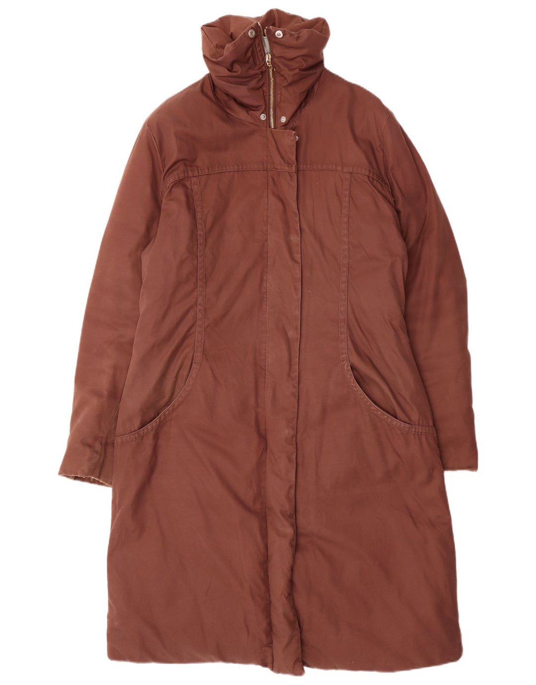 Abrigo Mujer Trussardi Jeans IT 48 XL Marrón Algodón