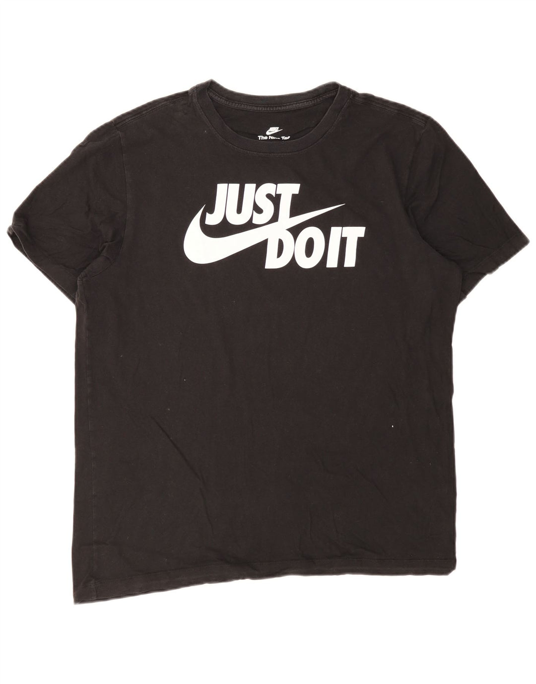 Nike - Camiseta gráfica para hombre, talla grande, algodón negro