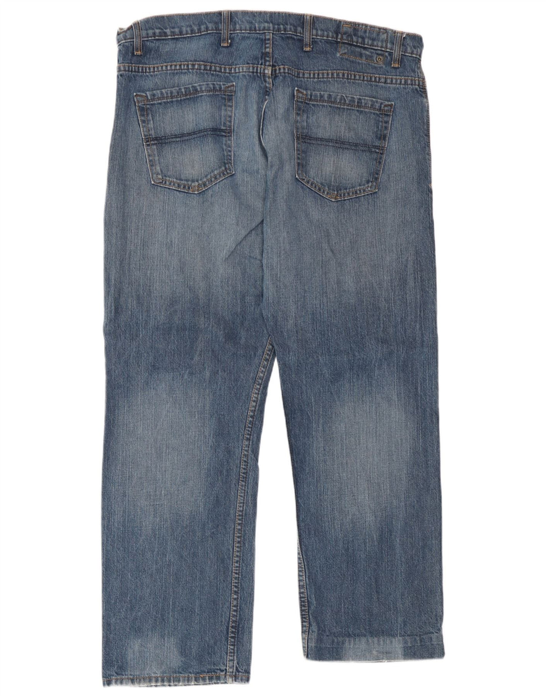 Marks & Spencer Vaqueros rectos azules Harbor para hombre W38 L27 Algodón azul