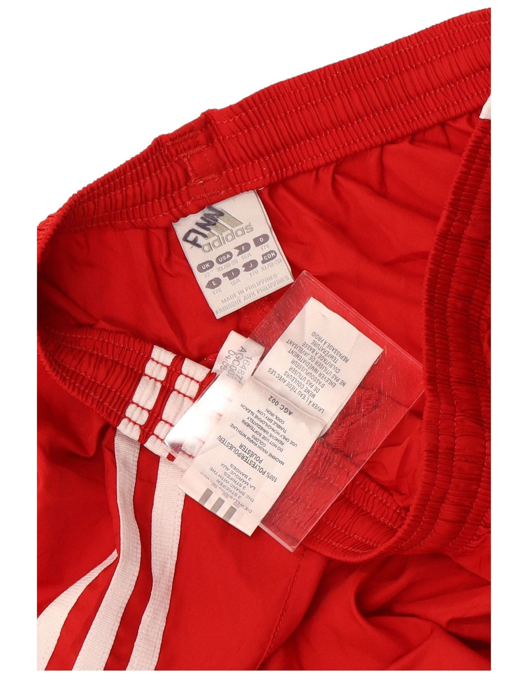 Adidas Chicos Climalite Sport Shorts 15-16 Años Rojo Poliéster