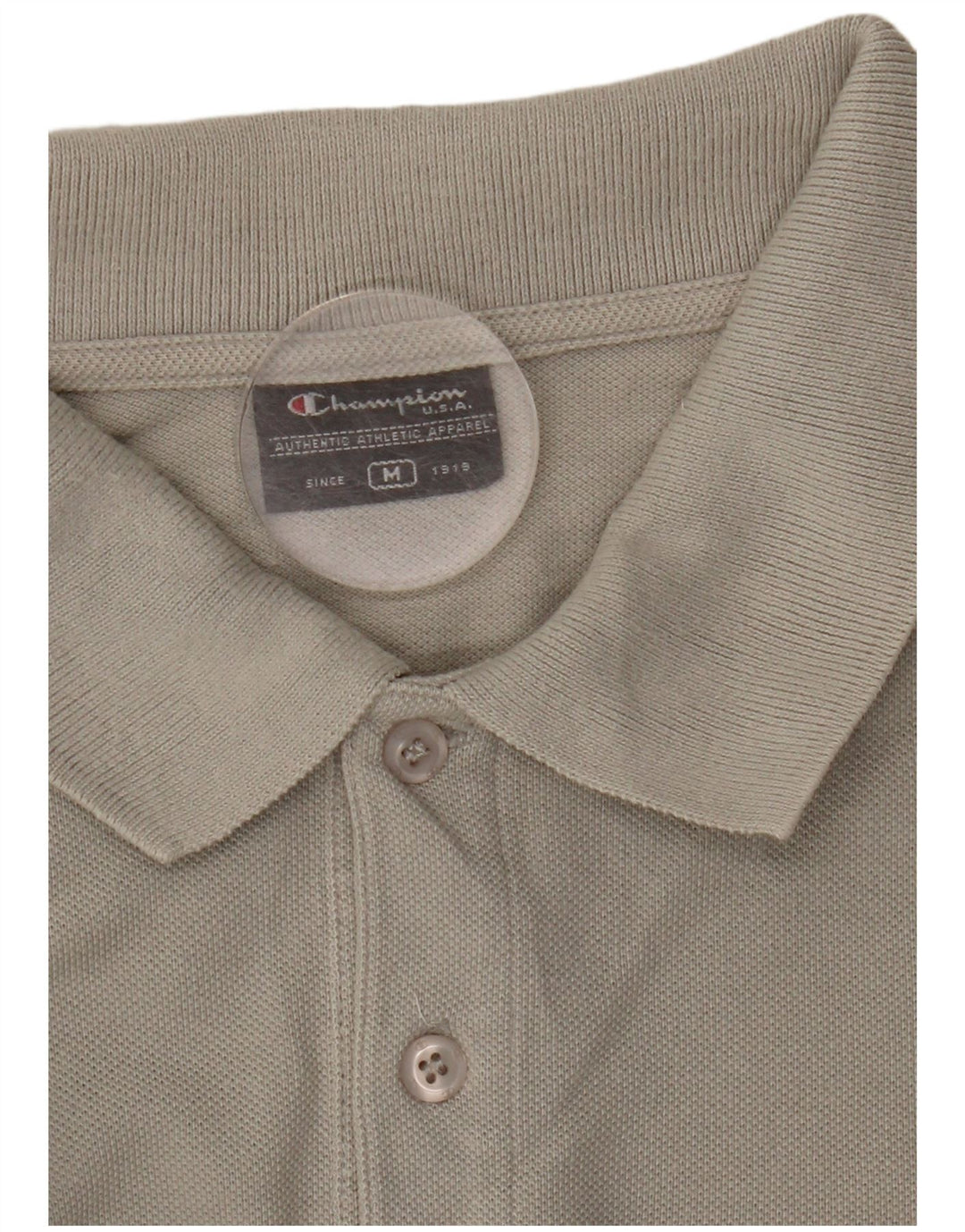 Champion Polo Hombre Gris Medio