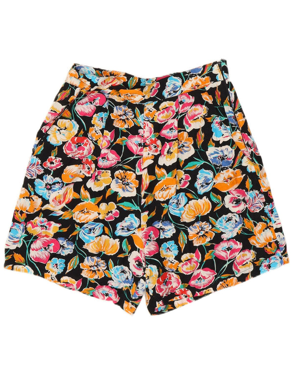 Vintage Womens High Waist Casual Shorts IT 44 Medium W26 Multicoloured