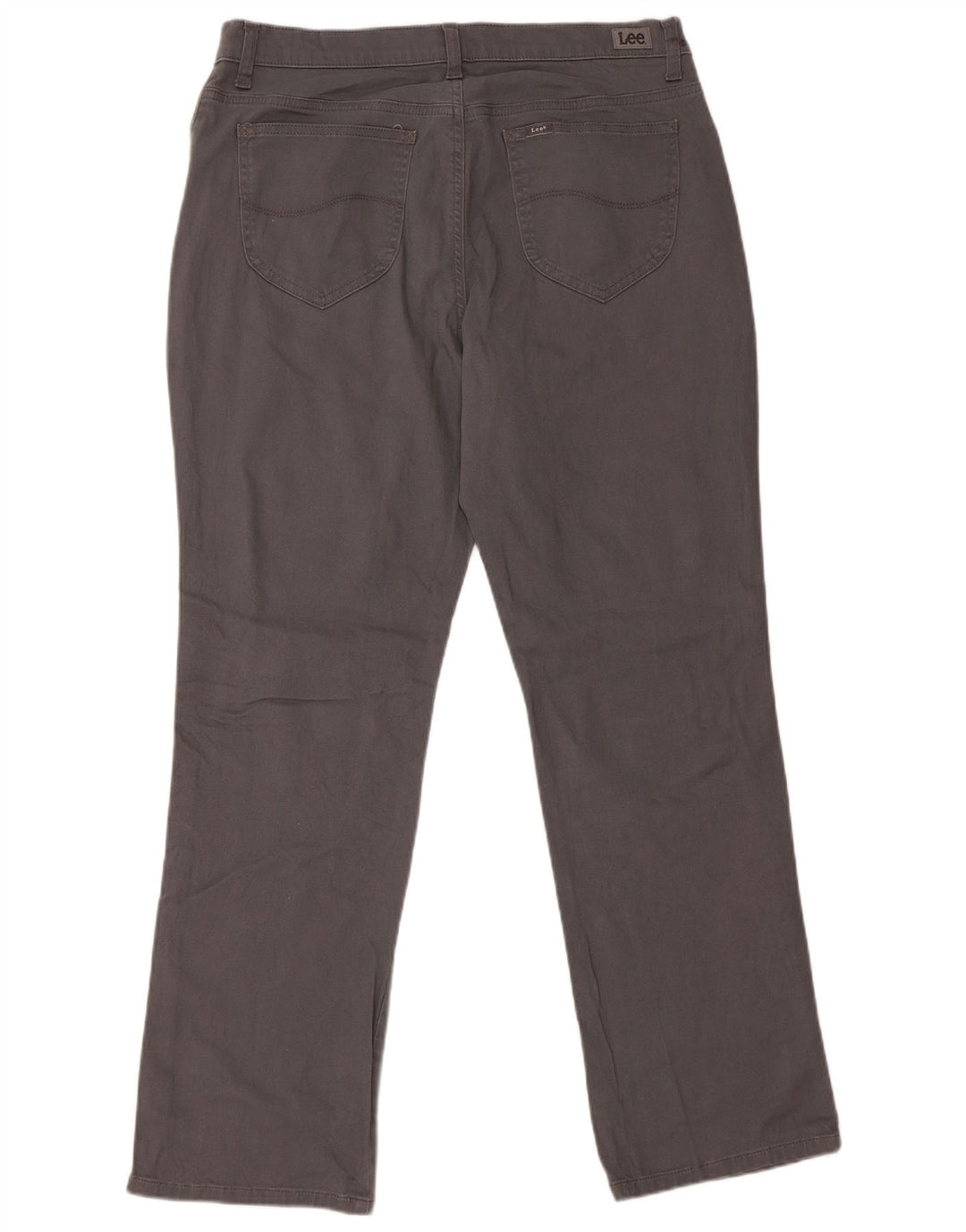 LEE Pantalones casuales de talle medio para mujer, ajuste relajado, US 14 XL W36 L30 Gris