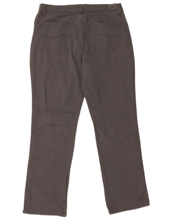 LEE Pantalones casuales de talle medio para mujer, ajuste relajado, US 14 XL W36 L30 Gris