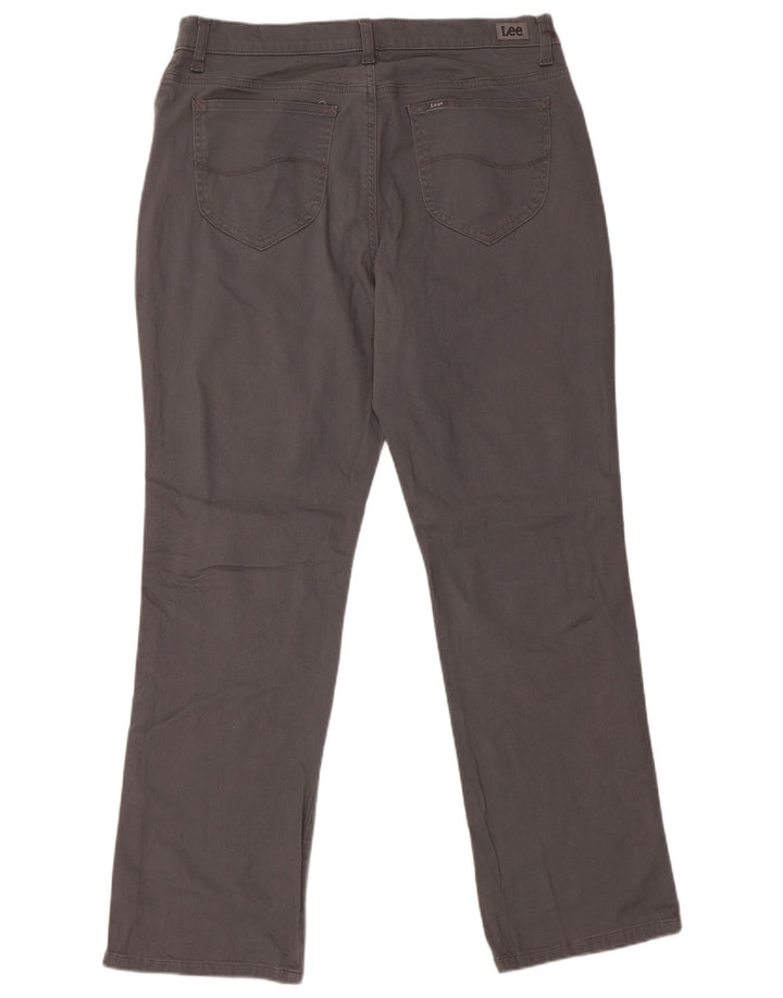 LEE Pantalones casuales de talle medio para mujer, ajuste relajado, US 14 XL W36 L30 Gris