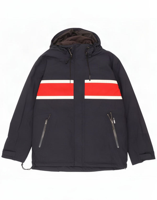 Chaqueta cortavientos para hombre Helly Hansen UK 40 Large Azul marino Bloque de color