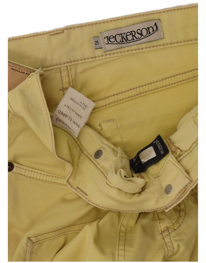 Vaqueros Jeckerson Bootcut para mujer W29 L28 Algodón amarillo