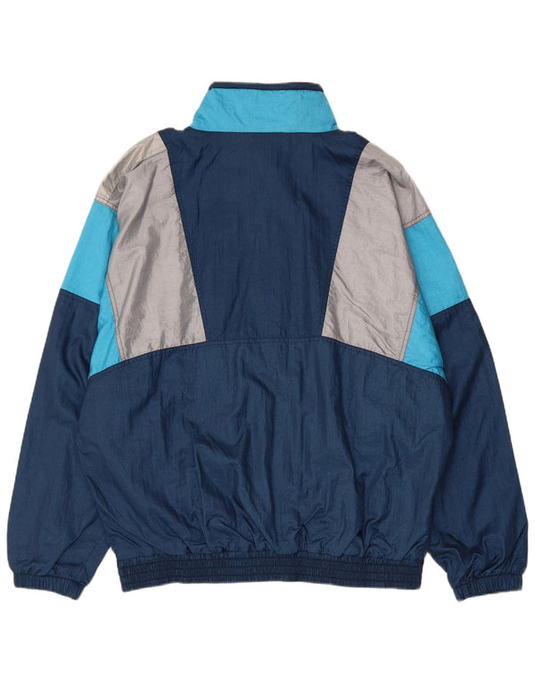 Golden Cup Chándal para hombre Chaqueta superior EU 48 Medium Azul marino Retro