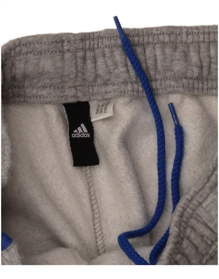 ADIDAS Hombre Chándal Pantalones Joggers Gris Medio