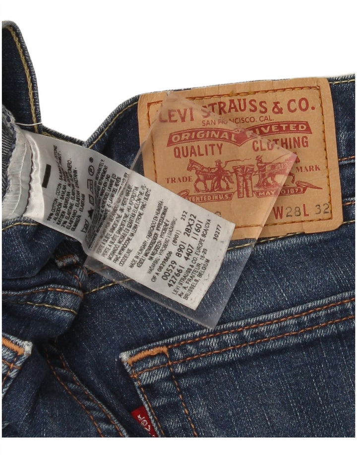LEVI'S Vaqueros Acampanados 529 Mujer W28 L27 Algodón Azul