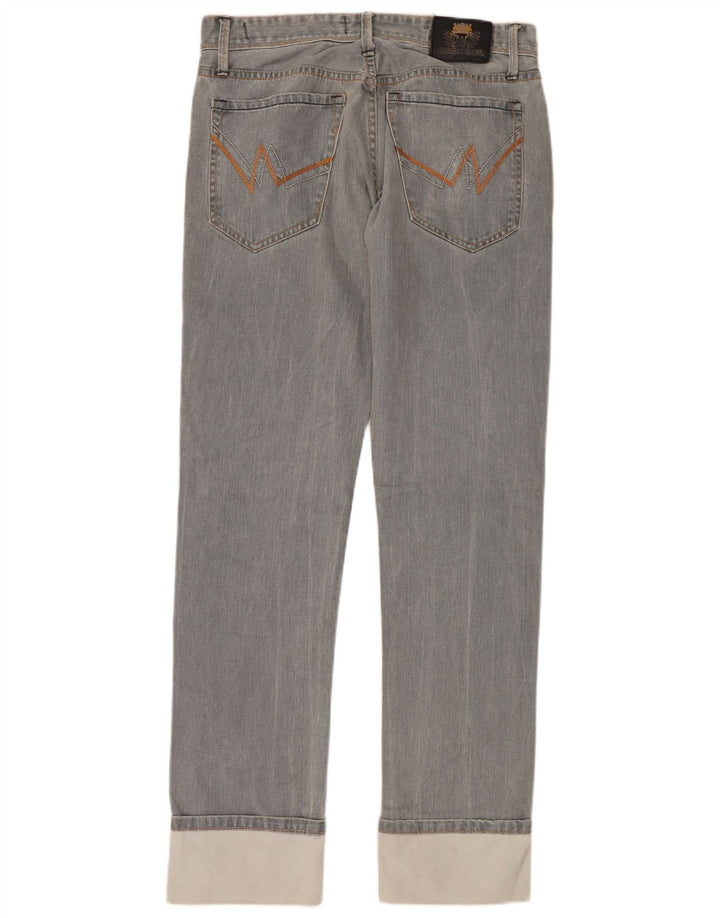 WARREN WEBBER Vaqueros rectos para hombre W32 L35 Algodón gris