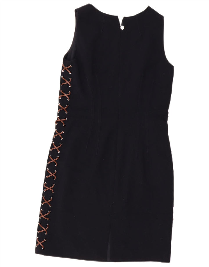 Michael Kors Vestido ajustado sin mangas para mujer US 4 Pequeño Poliéster azul marino