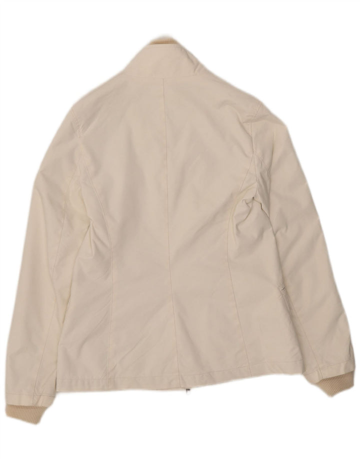 Conte of Florence Chaqueta utilitaria para mujer IT 42 Medium White Nylon