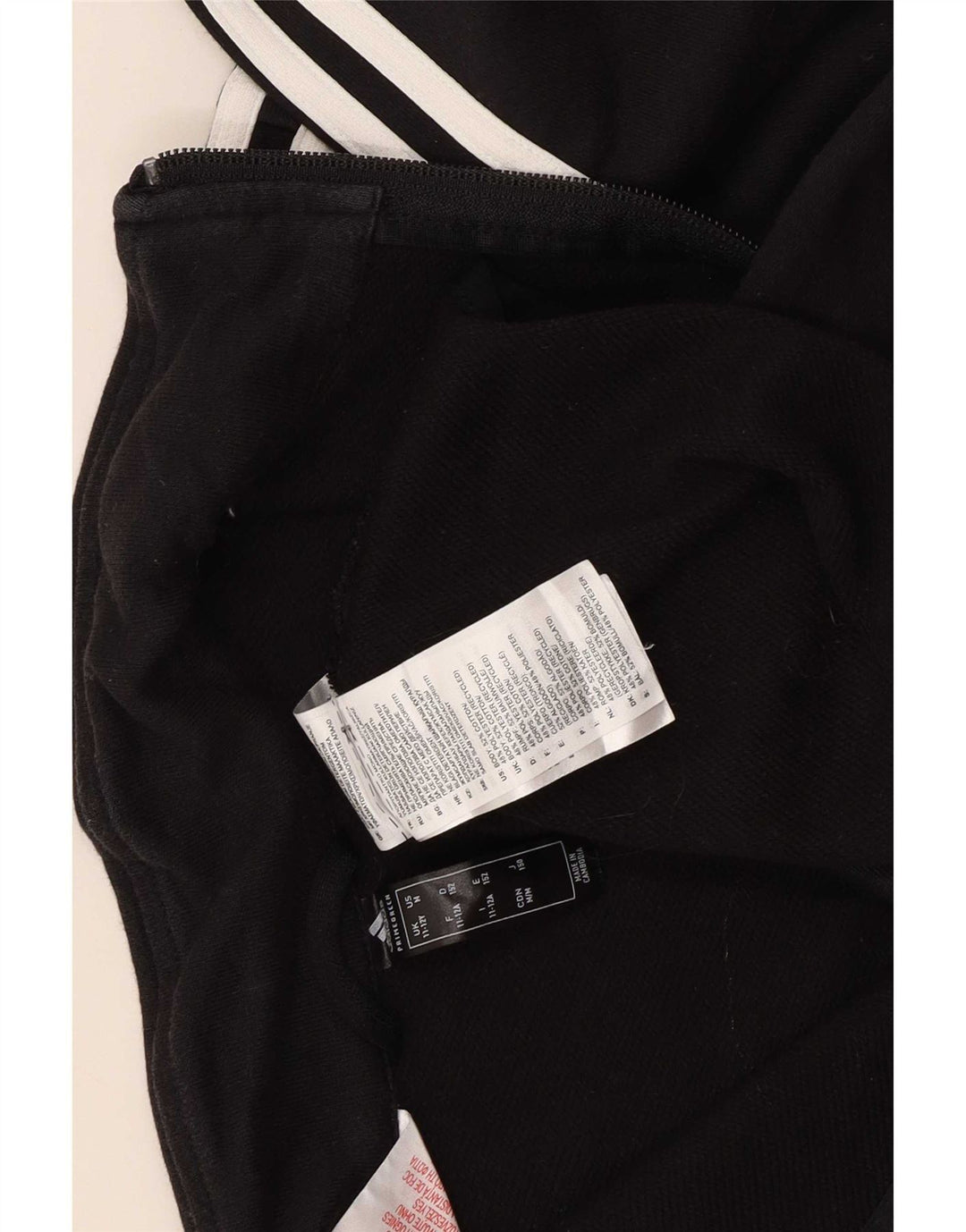 Adidas Chaqueta de chándal para niño 11-12 años Negro Poliéster