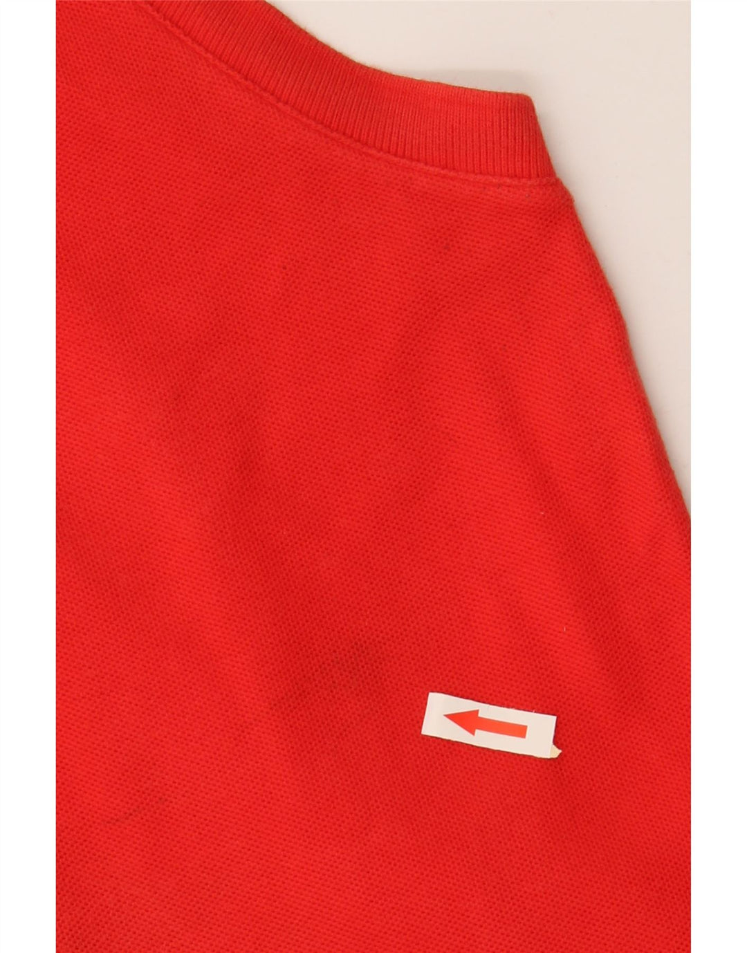FILA Polo sin mangas para mujer IT 46 Large Red Cotton