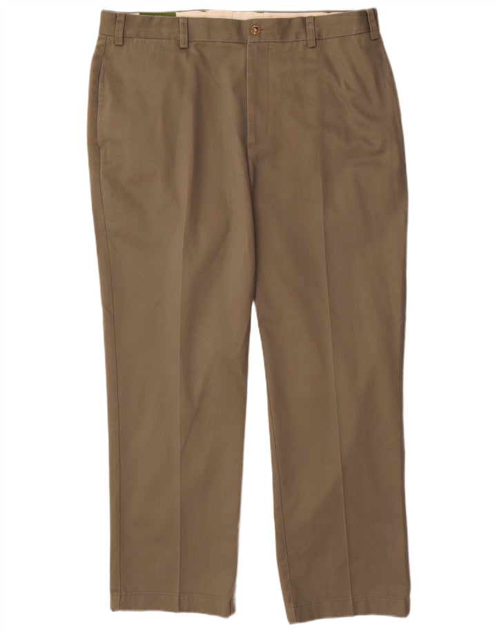ORVIS Pantalón chino recto para hombre W38 L30 Algodón caqui
