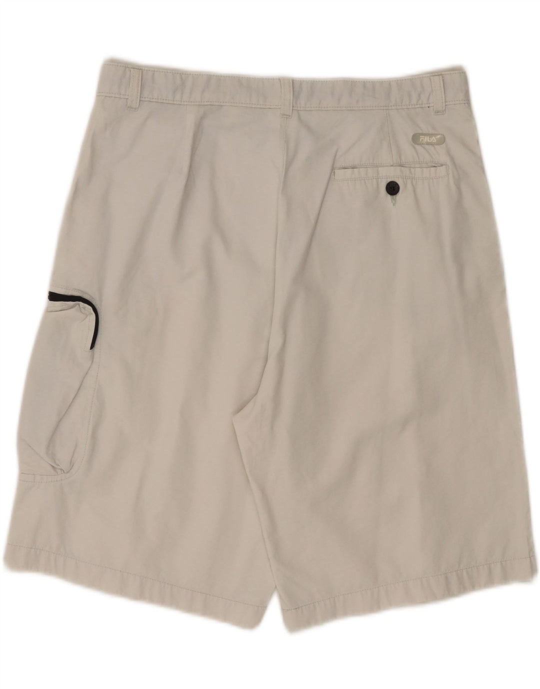 Fila pantalones cortos cargo para hombre IT 50 grande W32 blanco