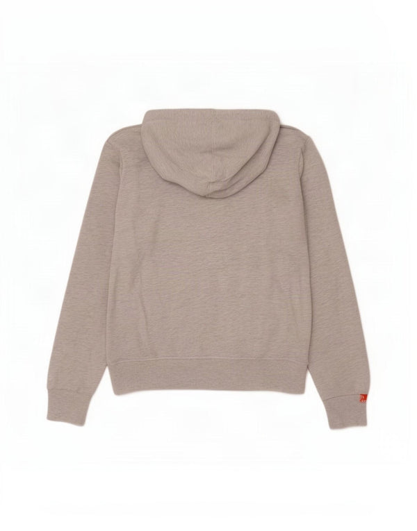 Superdry Jersey con capucha y estampado gráfico de algodón moteado en gris grande para hombre