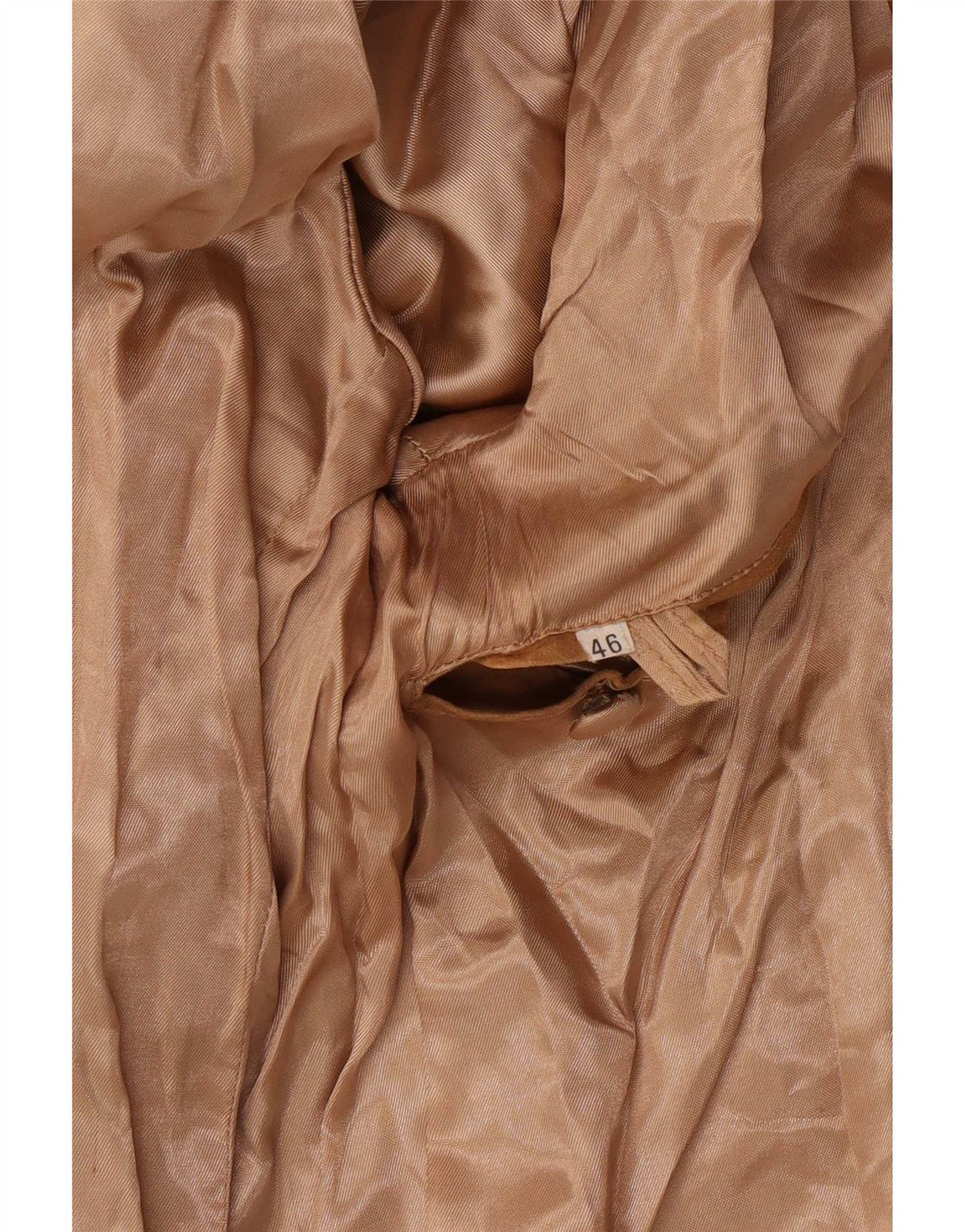 Chaqueta de ante vintage para hombre IT 46 Pequeño Beige