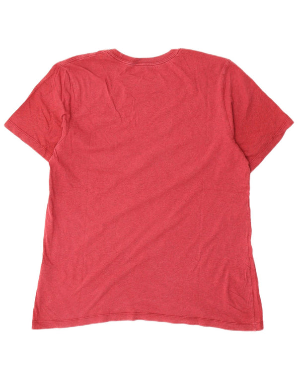 Nike - Camiseta para hombre, talla grande, color rojo, algodón
