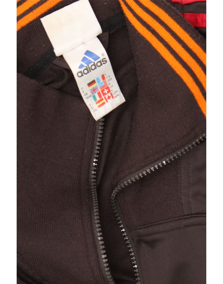 Adidas Chaqueta de chándal para hombre UK 38/40 Marrón medio Poliéster