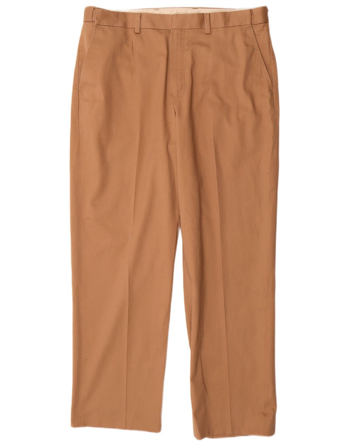 L.L.BEAN Pantalones chinos rectos de ajuste cómodo para hombre W36 L31 Algodón beige