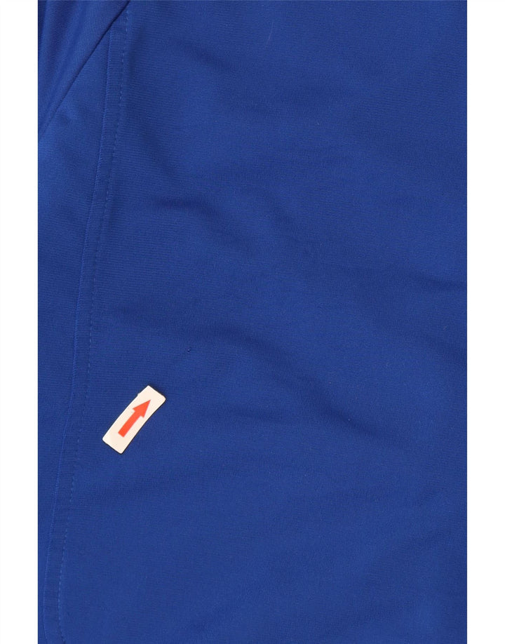 Adidas Hombre Chándal Top Jacket Azul Medio Colorblock Poliéster