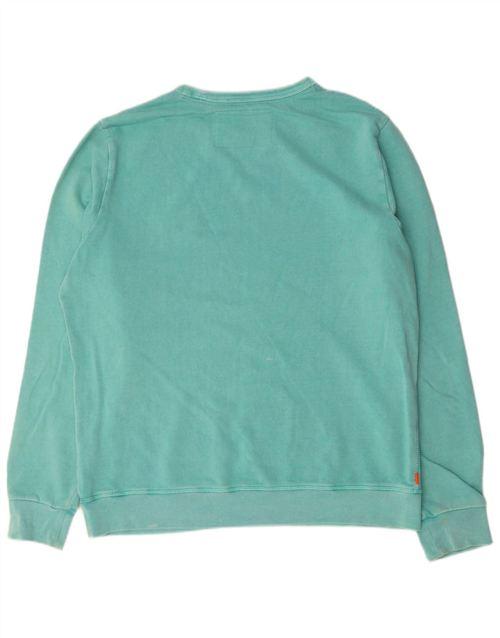 Superdry Hombre Sudadera Jumper 3XL Algodón Verde