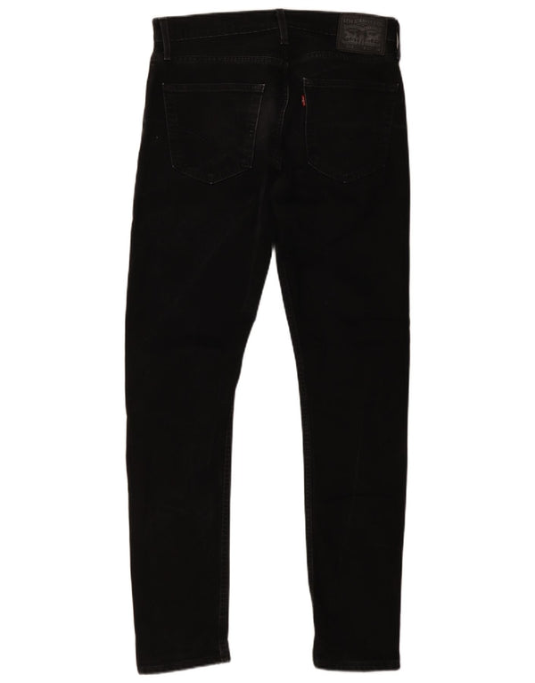 Levi's Hombre 512 Slim Tapered Jeans W32 L34 Algodón Negro