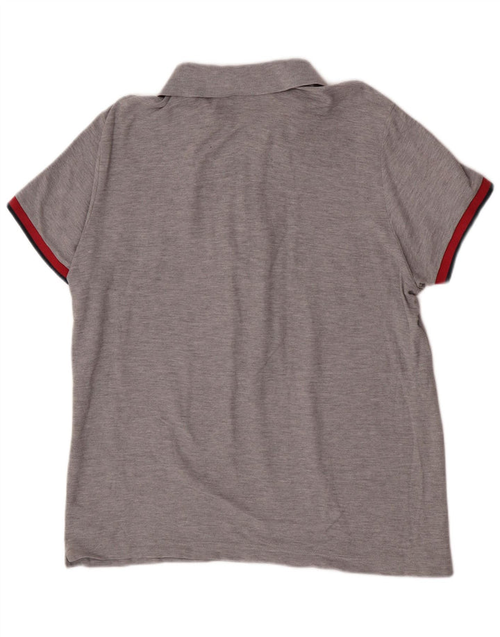 Lotto Life's Polo Hombre Gris Medio Moteado