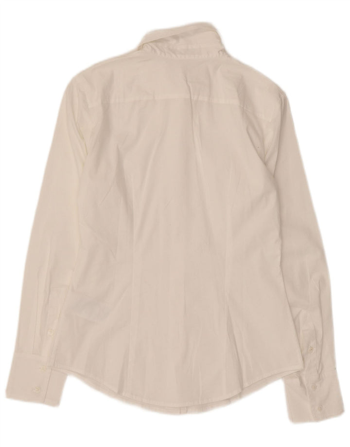 Max & Co. Camisa para mujer UK 4 XS Algodón blanco