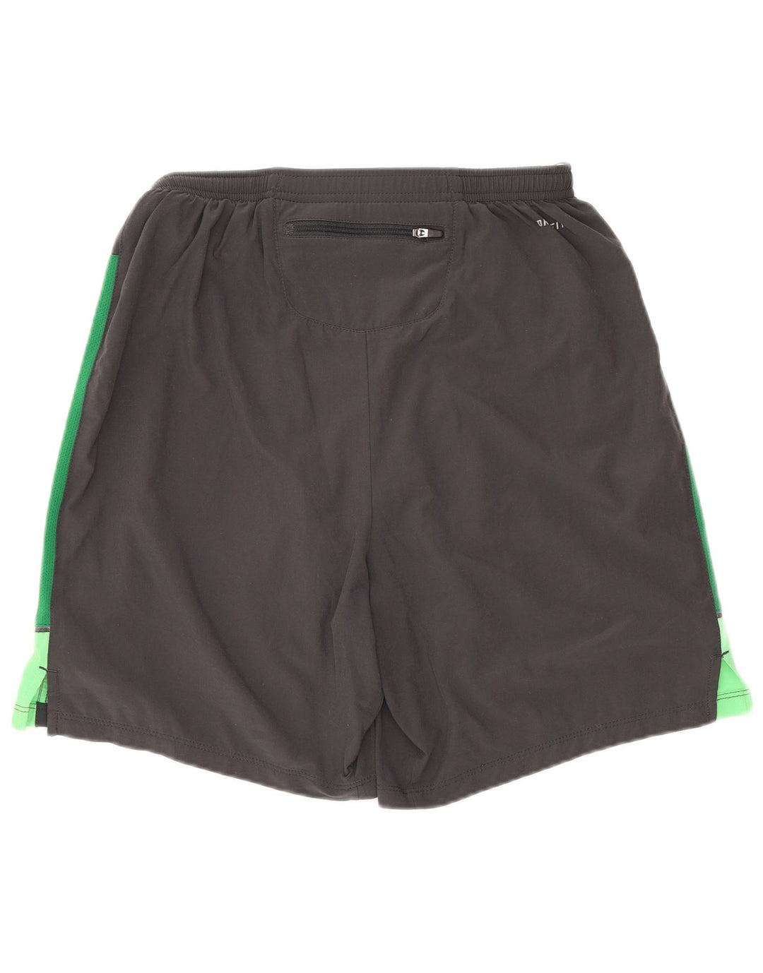 Nike - Pantalones cortos deportivos regulares para hombre, talla pequeña, color gris, poliéster, deportivos