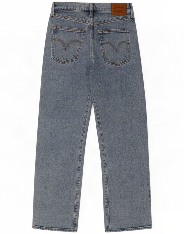 Vaqueros rectos Levi's Ribcage para mujer W26 L27 Azul