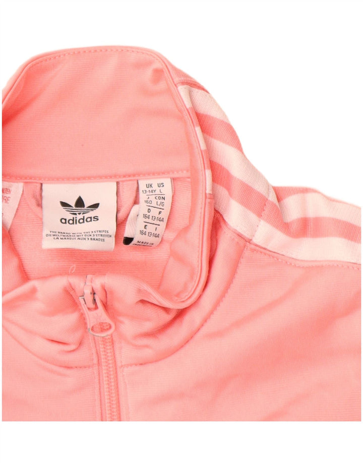 Adidas Chaqueta Chándal Niña 13-14 Años Rosa Poliéster