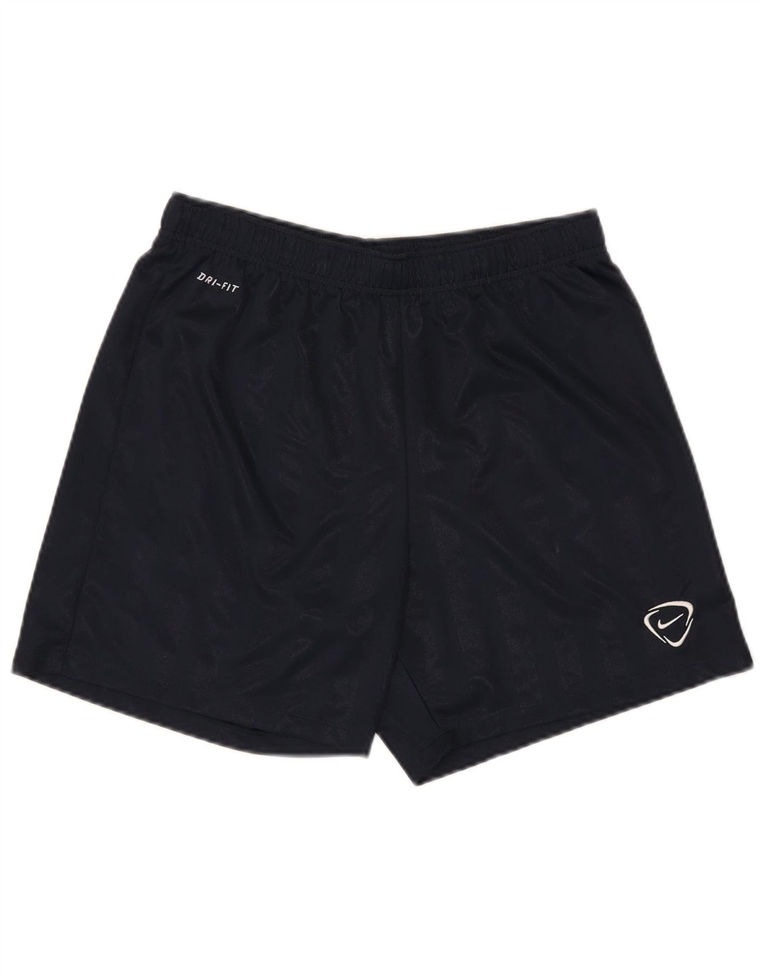 Pantalones cortos deportivos Nike Dri Fit para hombre Poliéster a rayas azul marino mediano