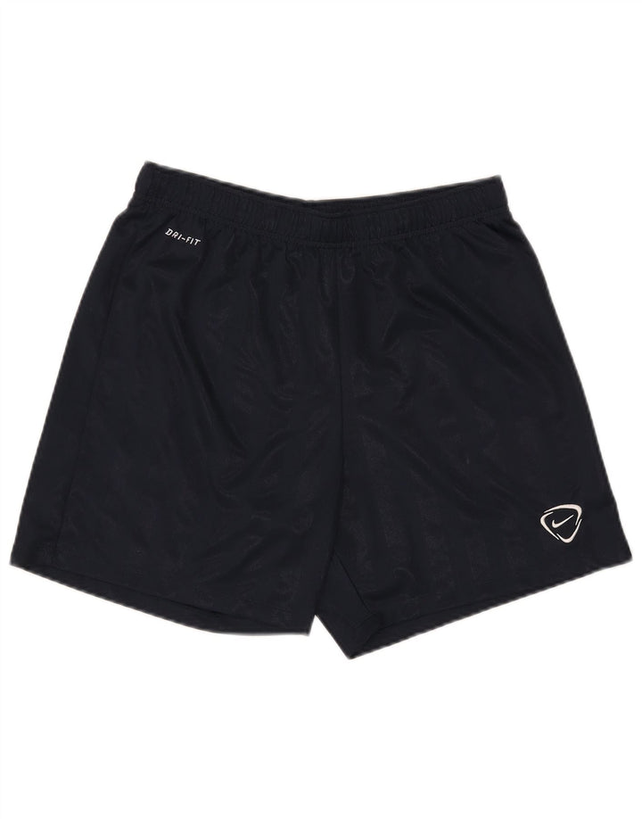 Pantalones cortos deportivos Nike Dri Fit para hombre Poliéster a rayas azul marino mediano