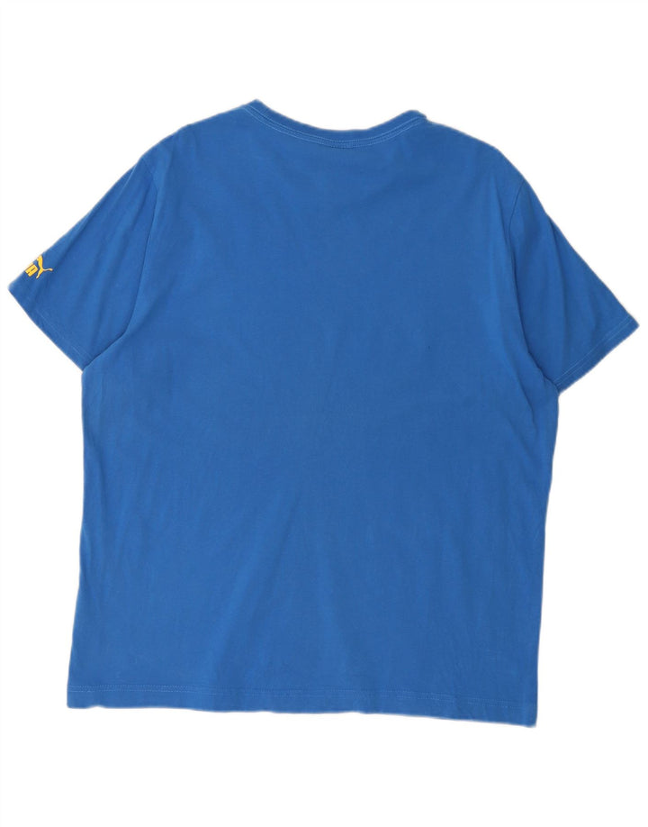 PUMA Camiseta gráfica para hombre Top XL Azul