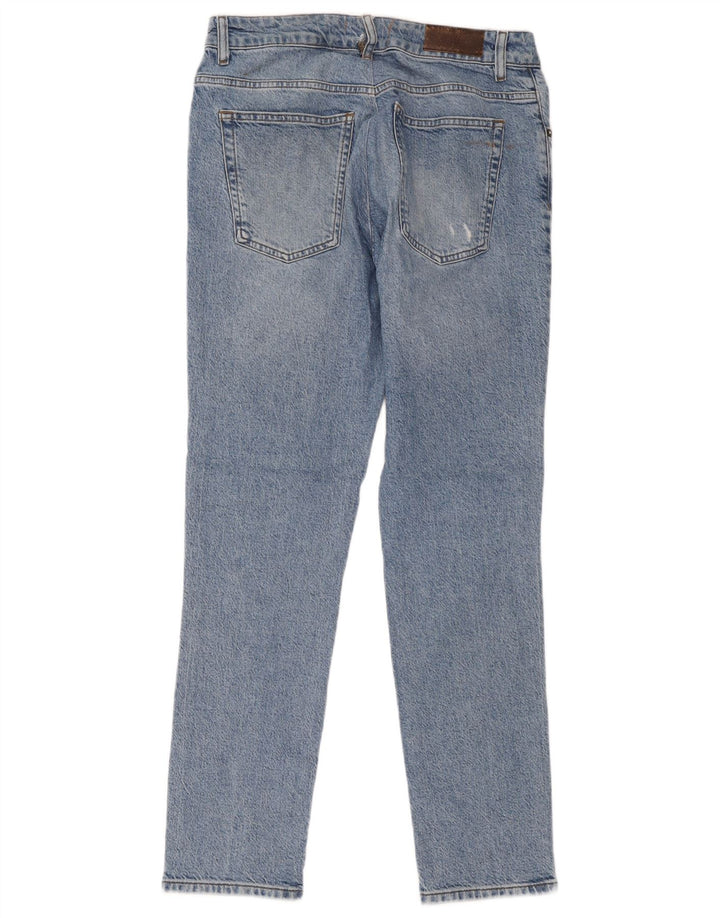 Vaqueros ajustados desgastados para hombre Reiss W32 L30 Algodón azul