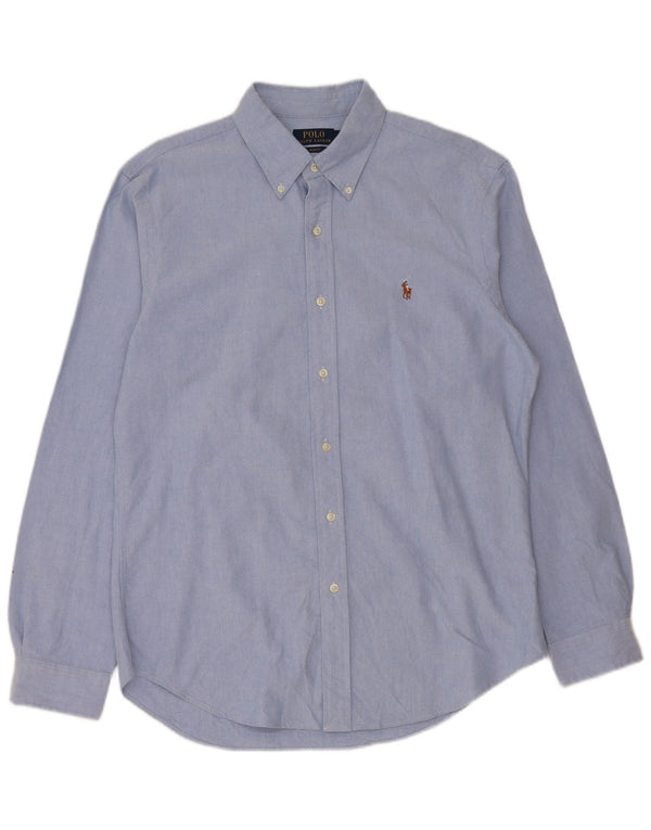 Polo Ralph Lauren Camisa ajustada para hombre Algodón azul grande