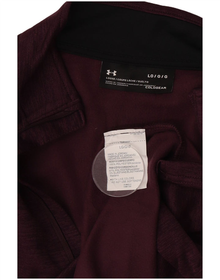 Under Armour Cold Gear - Chándal holgado para hombre, talla grande, color burdeos