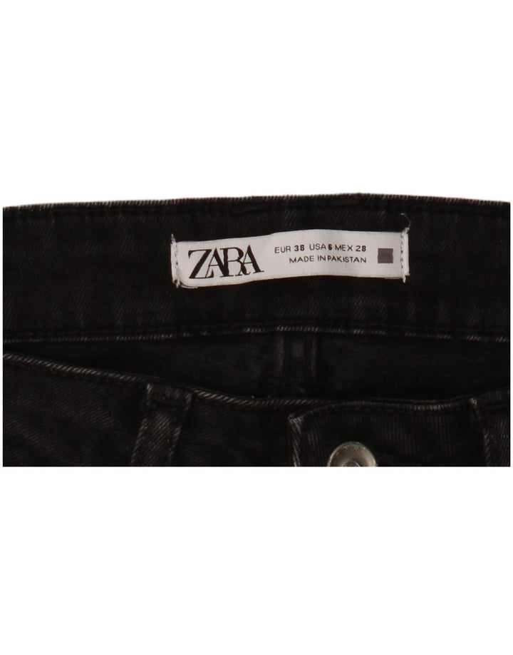 Zara Vaqueros pitillo para mujer EU 38 Small W28 L27 Negro