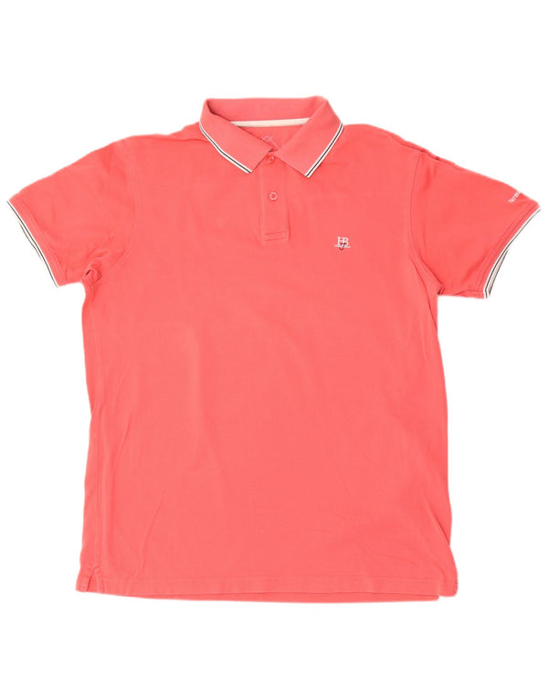 Harmont & Blaine Polo para hombre 2XL Algodón rosa