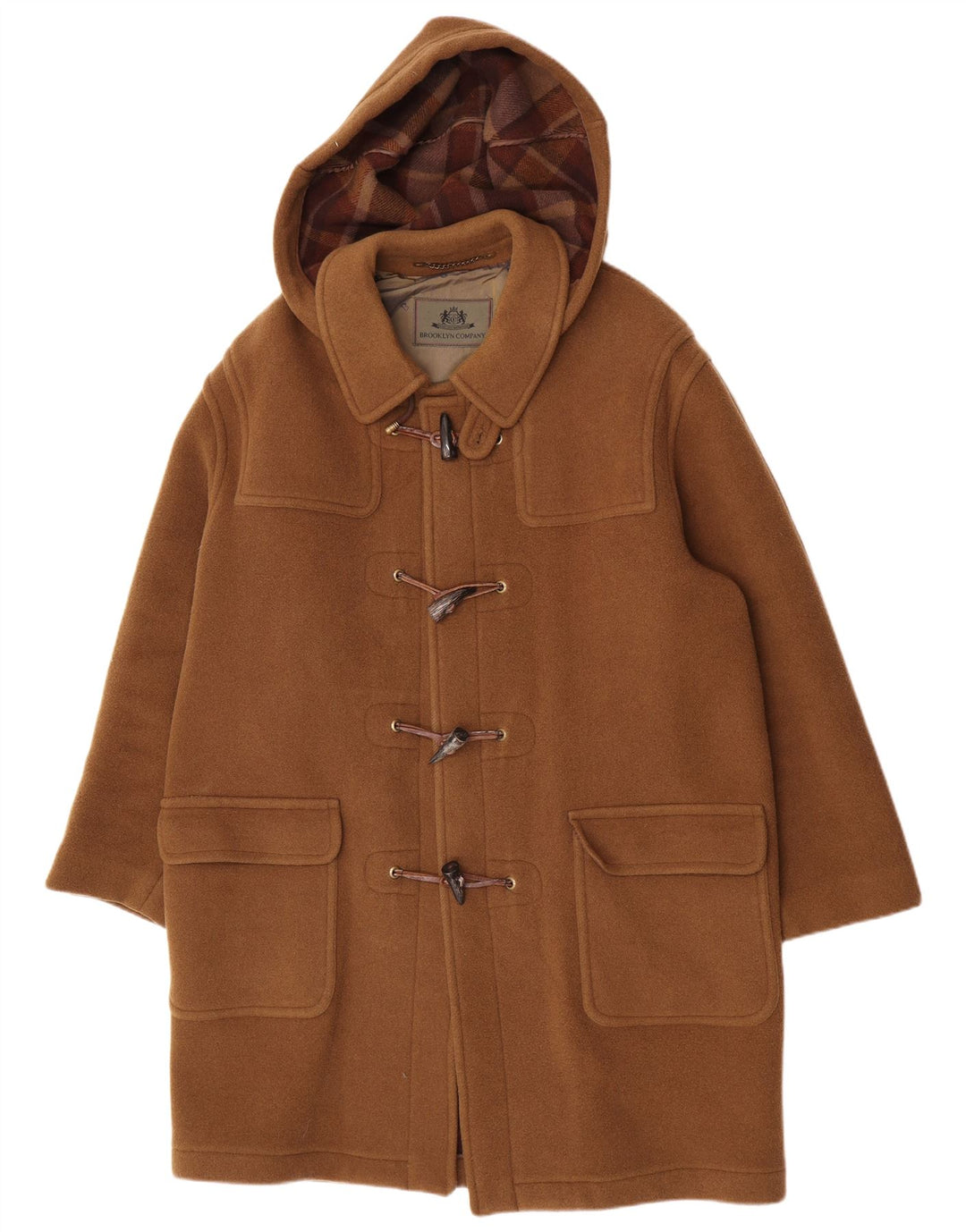 Trenca con capucha Brooklyn para hombre IT 52 XL Lana marrón