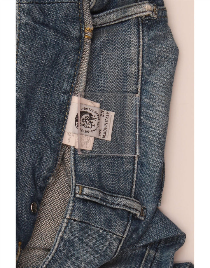 DIESEL Vaqueros Rectos Mujer W25 L30 Azul Algodón