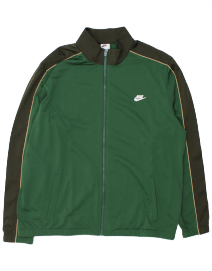Nike - Chaqueta de chándal para hombre, talla 2XL, color verde