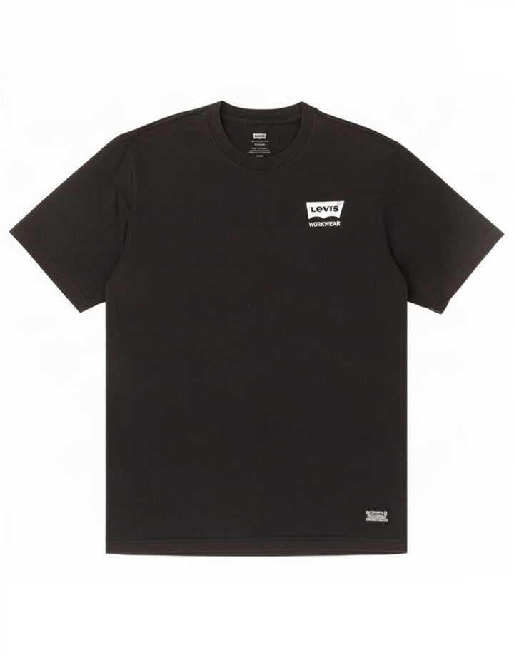 Levi's Hombre Camiseta Relajada Top Pequeño Algodón Negro
