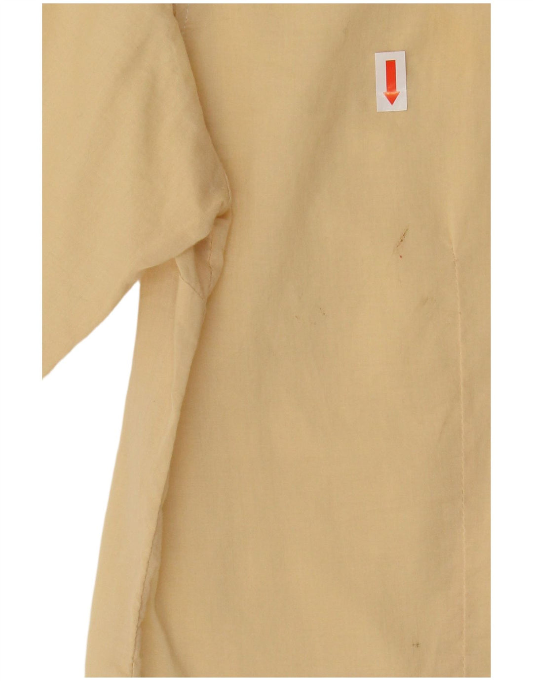 Murphy & Nye Camisa tipo jersey de manga 3/4 para mujer UK 14 Algodón amarillo mediano